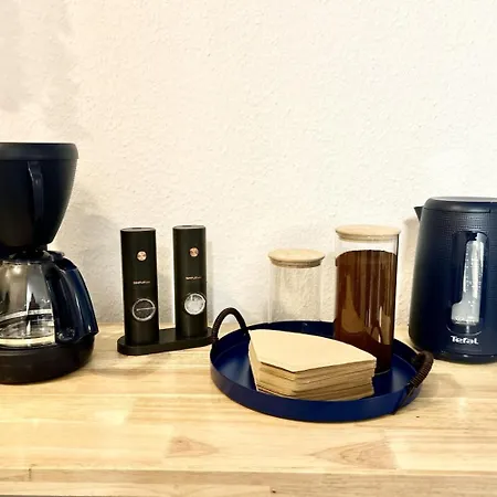 Cottbus-apartments - Blue I Privat I Wifi I Kueche 아파트 콧부스