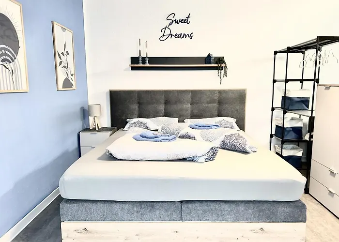 Apartment Cottbus-apartments - Blue I Privat I Wifi I Kueche *