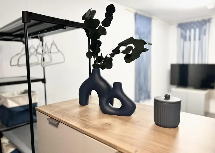 Cottbus-apartments - Blue I Privat I Wifi I Küche *